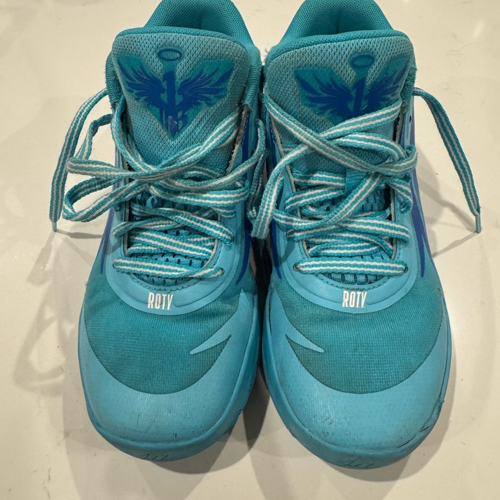 Melo Kids Sneakers in Teal Blue
